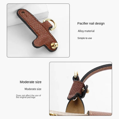 Adjustable Bag Straps Genuine Leather Shoulder Strap for LONGCHAMP Mini Bag Free Punching Modification Bag Belt Accessories