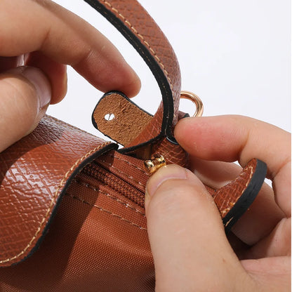 Bag Transformation Accessories For Longchamp Mini Bag Straps Punch-free Leather Shoulder Strap Crossbody Conversion 109-129cm