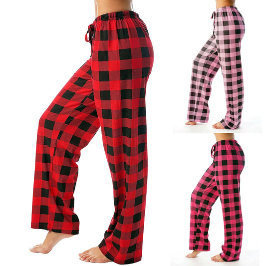 Sweatpants Cargo Pants Men Casual Plaid Loose Sport Plaid Pajama Trousers Men'S Clothing Sports Pants Clothing Joggers