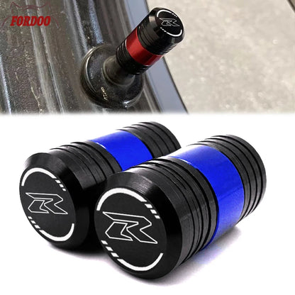 For GSXR GSX-R 750 600 1000 K1 K2 K3 K4 K5 K6 K7 K8 K9 K10 K11 K12 K13 Motorcycle CNC Accessorie Tire Valve Stem Caps Covers