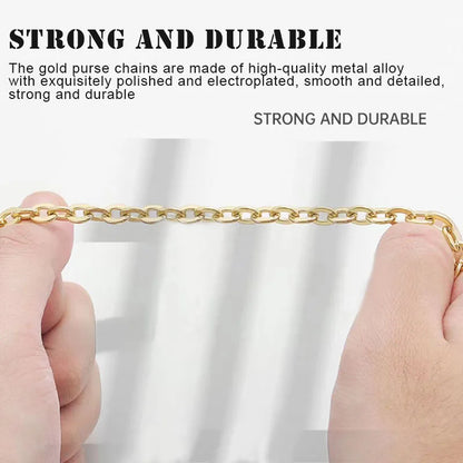 High Quality Bag Chain Strap Shoulder Crossbody Handbag Bag Metal Replacement Chains Bag Parts Accessories