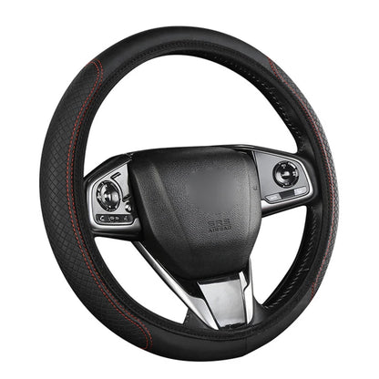 Universal Car Steering Wheel Cover Microfiber Leather Protection Cover Anti Slip Breathable for 37-39cm Steering Wheel Protector