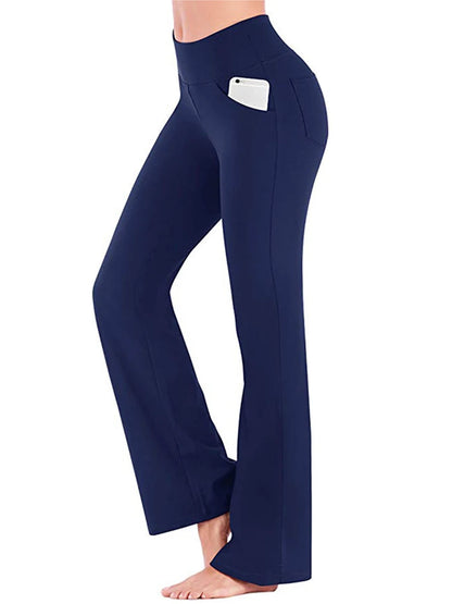 Ogilvy Mather Solid Elegant Female Lady Women's Legs Pants Palazzo Flared Wide Killer High Waist OL Ladies Career Long Trousers