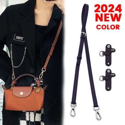 2024 Bag Strap For Longchamp Mini Shoulder Strap Dumpling Crossbody Bag Perforated Conversion Accessories Punch-free Bag Strap