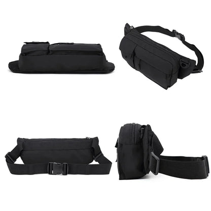 Men's Chest Bag Fashion Shoulder Crossbody Bags for Male 2024 Summer New Oxford Cloth Waterproof Man Messenger Sports Travel