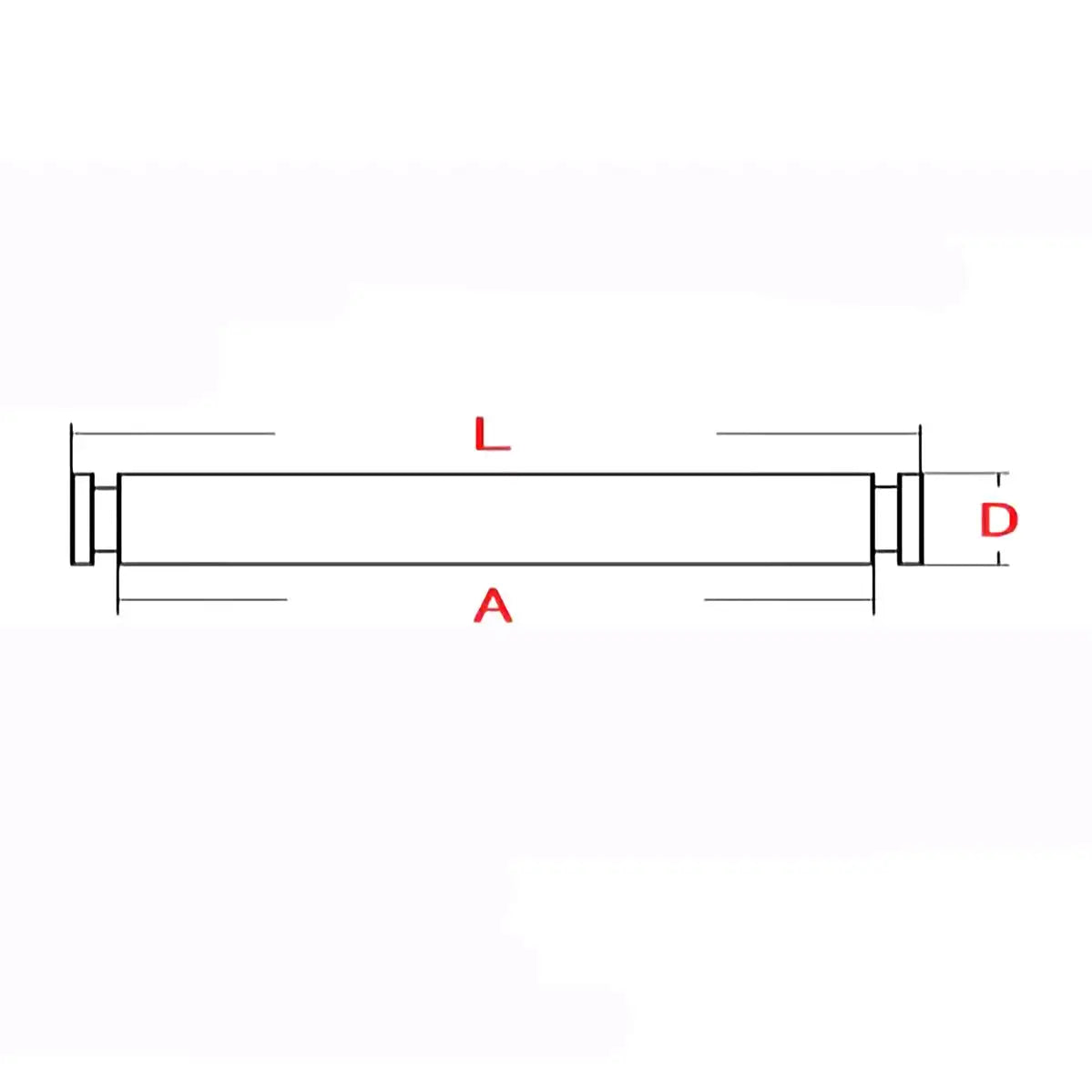 M3 M4 M5 M6 M8 M10 304 Stainless Steel Flat Head with Grooved Pin Shaft Circlip Pin Positioning Cylindrical Pin