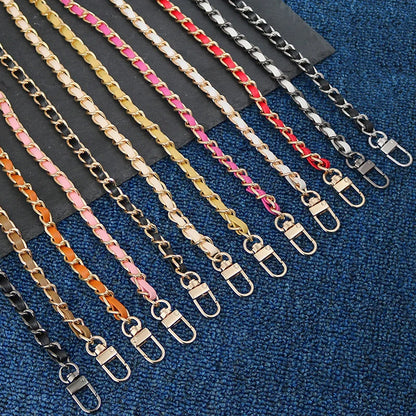 Multicolor Bag Chain Accessories Gold Silver Women Shoulder Bag Chain Metal Bag Chain Strap Crossbody Bag Belt Chain for Handbag