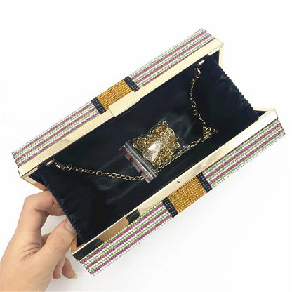 Ladies Glitter Evening Clutch Bag For Women Wedding Bling Dollar-Shape Chain Shoulder Bag Handbag Shiny Sequin Purse Party Prom