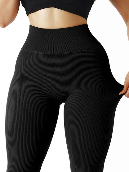 Seamless High Waist Gym Leggings Women Casual Skinny Stretch Pant Autumn