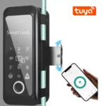 Smart Fingerprint Door Lock with Keypad and Handle, Electronic Deadbolt