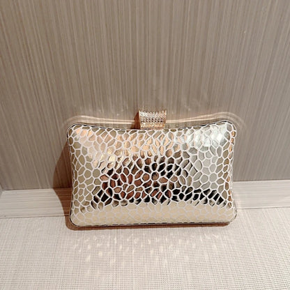 Stylish Evening Bag with Chain Strap Shoulder Bags Clutch Handbag Suitable for Proms and Parties