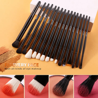 BEILI Makeup Brushes Set 3-24pcs Professional Foundation Big Powder Eyeshadow Contour Brush Synthetic Hair Make Up Tools