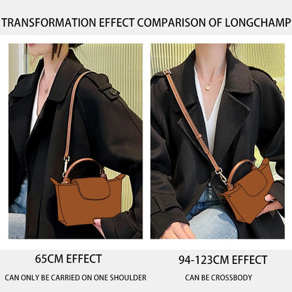 longchamps le pliage Bag Strap For Longchamp Mini Bag Free Punching Modification Transformation Accessories for Mini Bag Shoulder Strap
