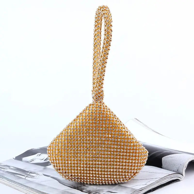 Women's for Triangle Glitter Handbag Purse Clutch Evening Luxury Bags Party Prom