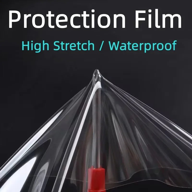 30*200cm Car Protection Film Transparent Vinyl Film Wrap Scratch Shield 3 Layers PPF Protection Vinyl Film Car Cloth Stickers
