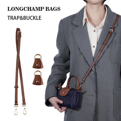 New Bag Strap For Longchamp Mini Bag Free Punching Modification Transformation Accessories for Mini Bag Shoulder Strap