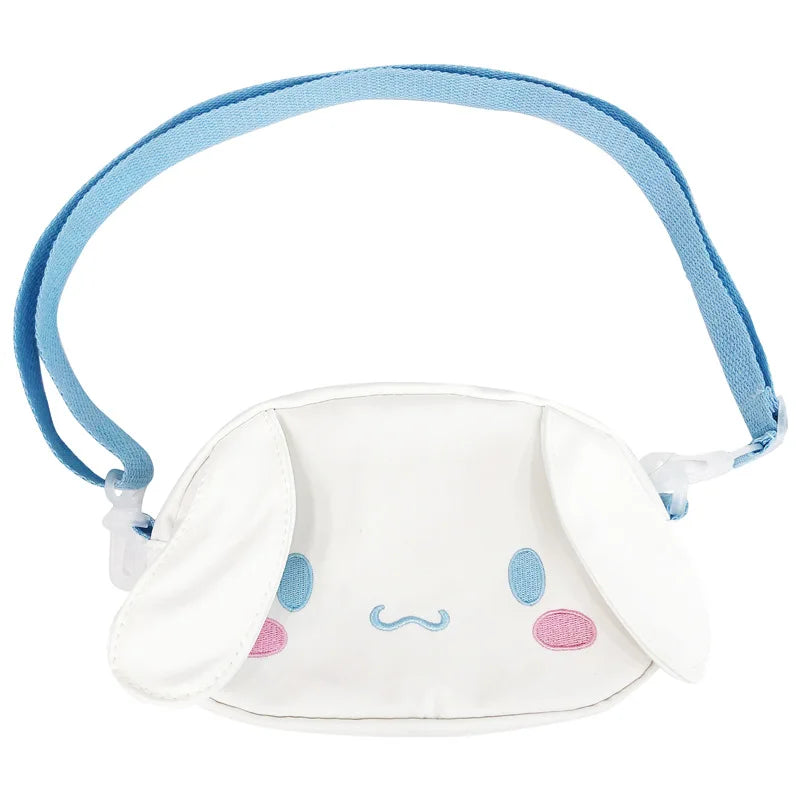 Sanrio Crossbod Bag Kuromi My Melody Simple Hobos Chest For Students Cinnamoroll Children Shoulder Bags Travel Backpack Girl