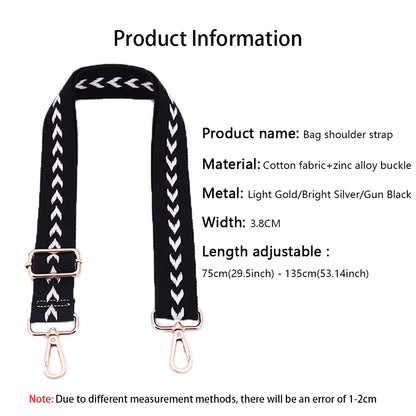 Shoulder Bag Belt Strap New Crossbody Adjustable Replacement Handbag Colourful Handle DIY Bag Accessories Nylon Sling Bag Strap