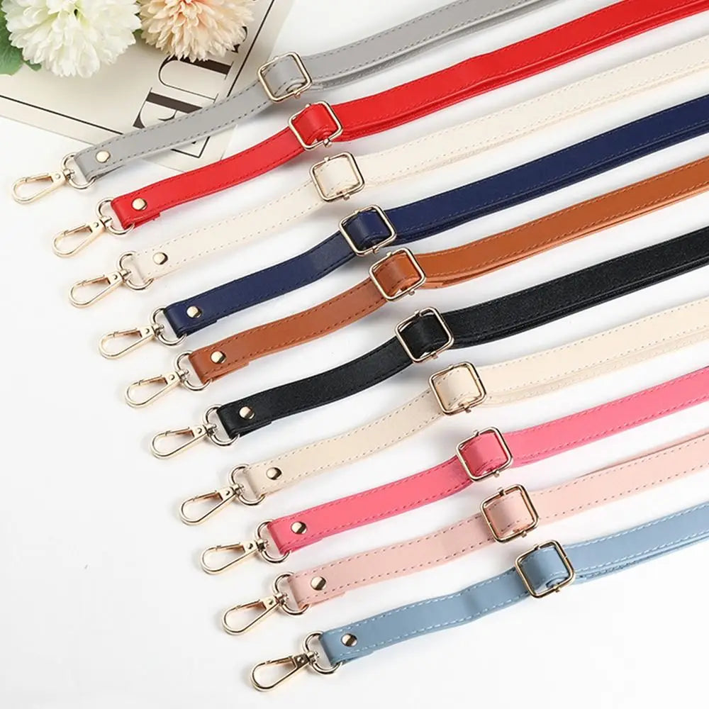 1PC 130cm Leather Shoulder Strap Buckle Bag Accessories Crossbody Bag Strap Handbag Handle Replacement Bag Belt