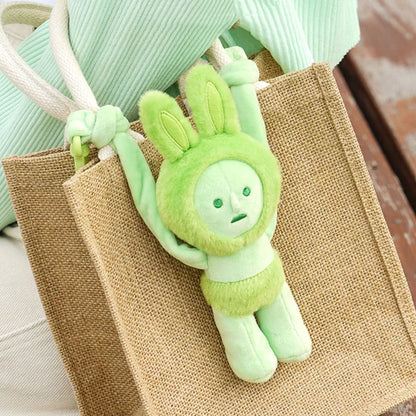 Smiski Bandage Doll Series Plush Doll Backpack Pendant Original Action Figure Cute Doll Kawaii Modelornaments Gift Collection