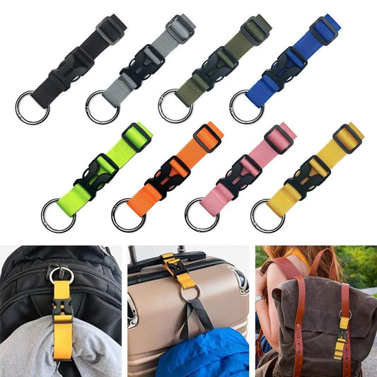 1Pcs Portable Luggage Strap Travel Jacket Gripper Adjustable Suitcases Belt for Carry On Bags Add Bag Handbag Clip Use To Carry