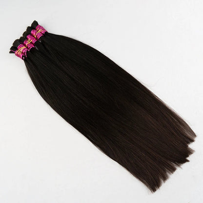 Remy 100% Human Braiding Hair Bulk No Weft Natural Straight Hair Bundles Hair Weaving Hair Extensions Indian Hair Original