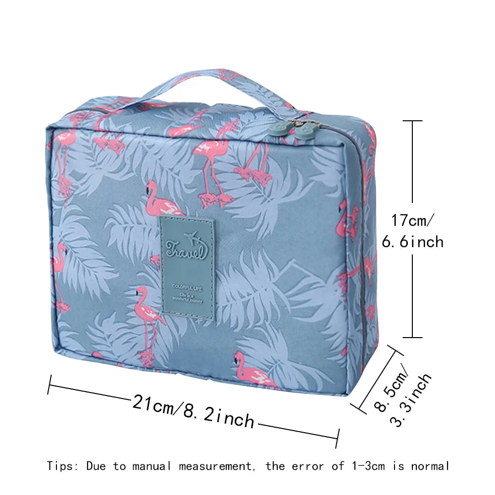2022 Women Makeup Bag Toiletrys Organizer Cosmetic Bags Outdoor Travel Girl Personal Hygiene Waterproof Tote Beauty Make Up Case