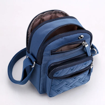 Mobile Phone Bag Women Shoulder Bag Small Handbag Nylon Waterproof  CrossBody Bag Ladies Messenger Bag