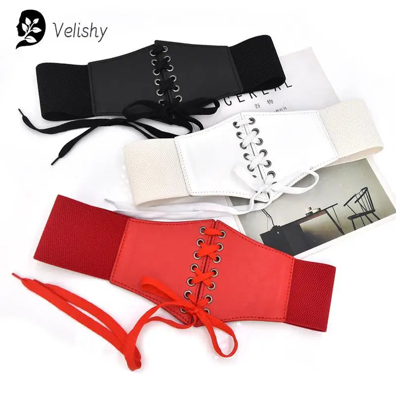 Corset Wide Slimming Body Waistband For Women High Waist Strap Stretch Girdle