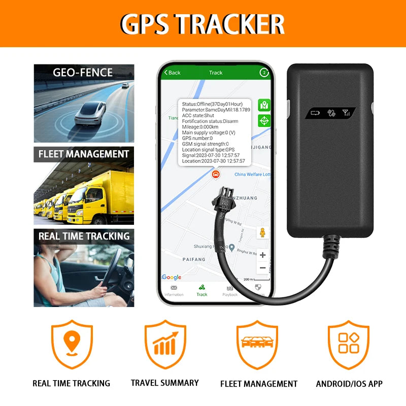 DYEGOO GT02A GT02D GT02N Best Cheap Car GPS Tracker Motorcycle  GPS Tracker Vehicle GPS Tracker Real Time Tracking