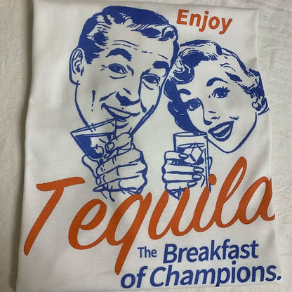 1001 Enjoy Tequila Retro Graphic Tees Women Cute Funny Alcohol Drinking T-Shirts Vintage Fashion T Shirts Tops Unisex Clothing