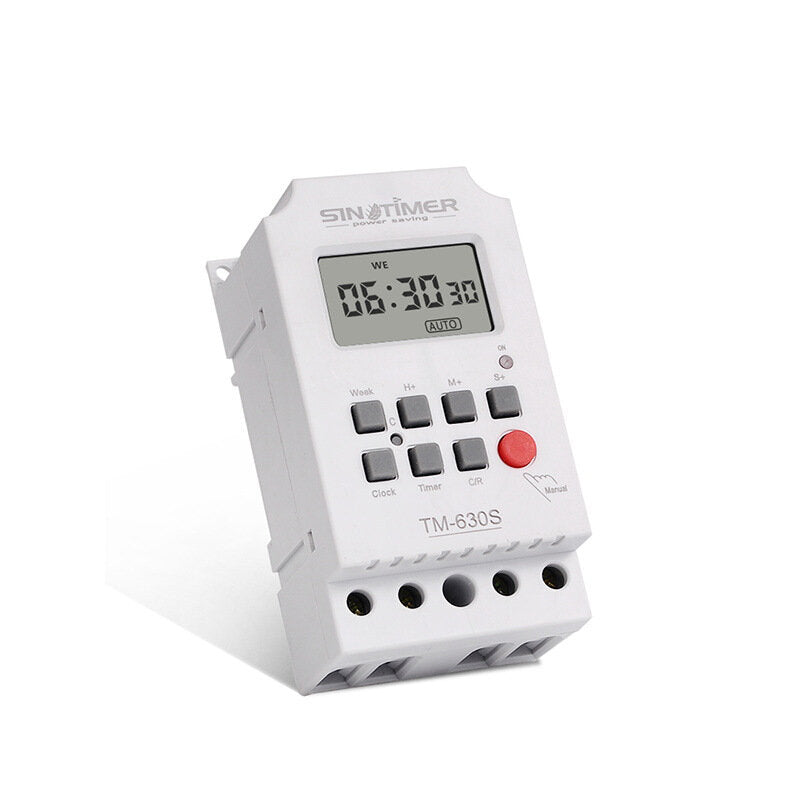 Sinotimer Digital LCD Programmable Timer Switch, 12VDC with 1 Second Interval