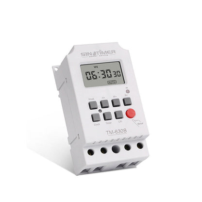 Sinotimer Digital LCD Programmable Timer Switch, 12VDC with 1 Second Interval