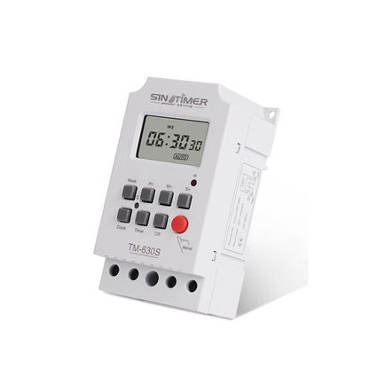 Sinotimer Digital LCD Programmable Timer Switch, 12VDC with 1 Second Interval