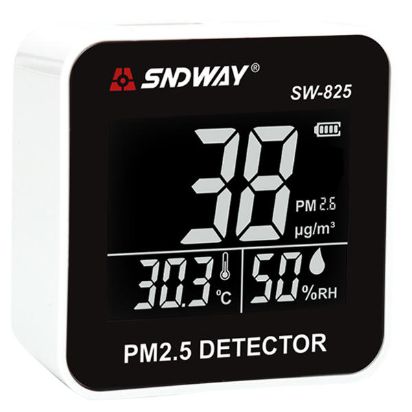 SNDWAY Digital Air Quality Monitor, PM2.5 Gas Detector with Temperature and Humidity