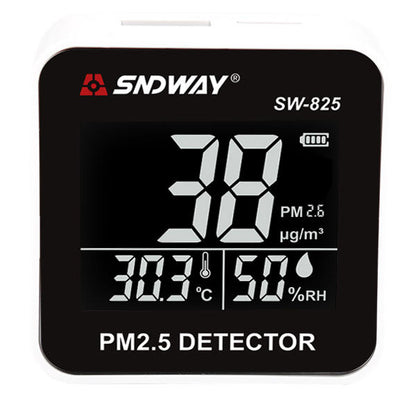 SNDWAY Digital Air Quality Monitor, PM2.5 Gas Detector with Temperature and Humidity