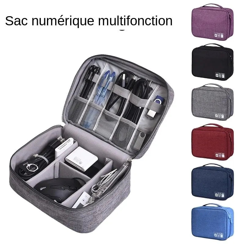 Sac de rangement étanche respirant résistant à l'usure antivol cationique portable sac numérique étanche 1PC