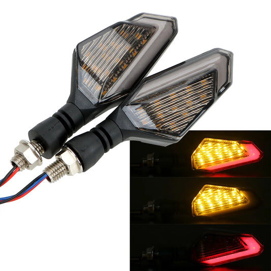 Signal Lamp Front Rear DC 12V 2Pcs/set Universal Moto Accessories Motorbike Blinker Motorcycle LED Turn Signal Lights