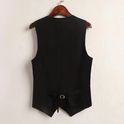 #0710 Summer V-Neck Vest Women Thin Loose Waistcoat Single Breasted Sleeveless Blazer Female Slim Short Vest Femme Slim Buttons