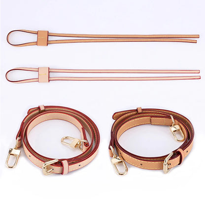 Bag Strap Drawstring Crossbody Bag Accessories Leather Belt Shoulder Straps for Bucket Bag Women Handbag Handles