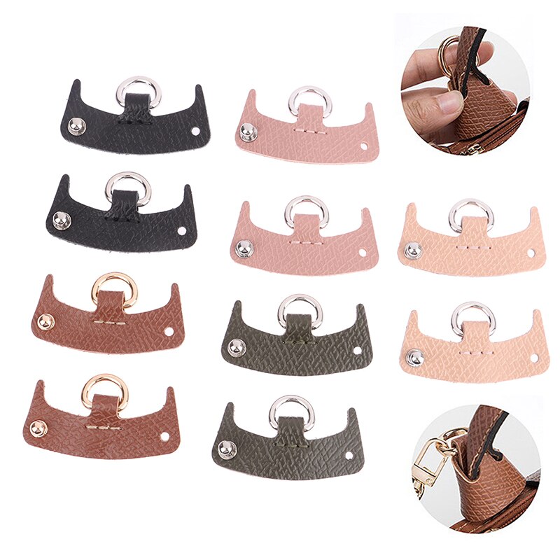 Style with Punch-free Genuine Leather Shoulder Strap