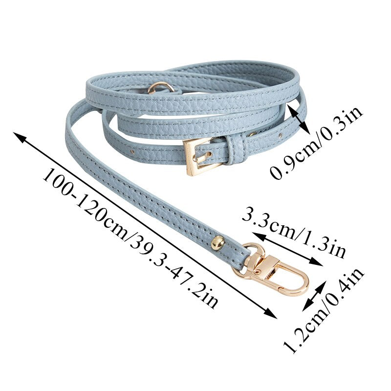 Adjustable Solid Color Messenger Bag Strap Bag Belt Women Crossbody Bag Strap Bag Transformation Accessory Bag Shoulder Strap