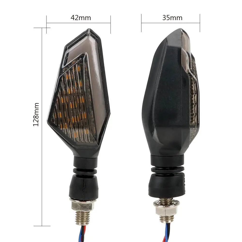 Signal Lamp Front Rear DC 12V 2Pcs/set Universal Moto Accessories Motorbike Blinker Motorcycle LED Turn Signal Lights