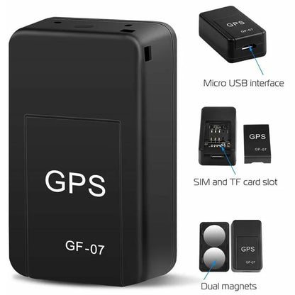 GF-07 GPS Tracker Car Real Time Tracking Vehicle Anti-Theft Pets Children Anti-lost Mini Locator SIM Message Positioner