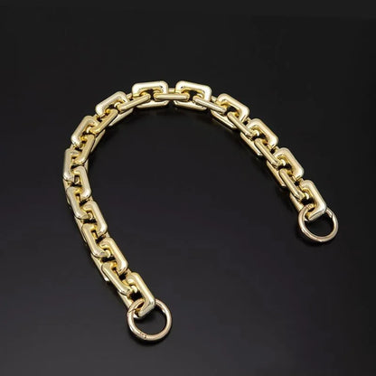 Silver Gold 40 60cm  Acrylic Purse Chain Strap Handbag Handles Diy Purse Replacement Chain for Shoulder Bag Handbags Straps