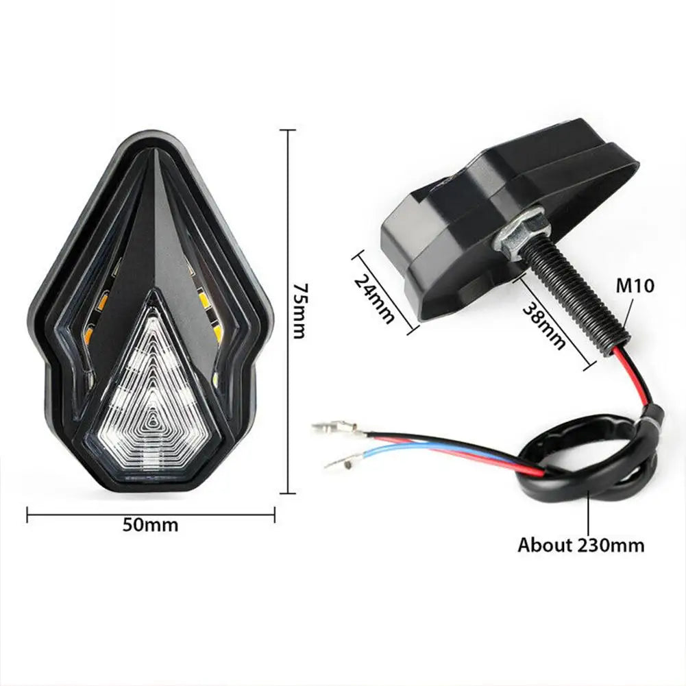 2 Pcs Motorcycle Led Turn Signal Dc 12v Flush Mount Indicators Turn Lights Mobile Drlindicator Lights Motorcycle Accessories