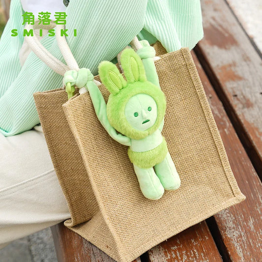 Corner Jun Smiski Strap Doll Pendant Plush Doll Car Pendant Bookbag Backpack Doll Pendant Gift funny Girl's Birthday Gift