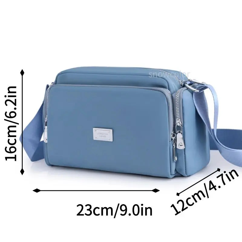 Crossbody Bag for Women Waterproof Shoulder Bag Messenger Bag Casual Nylon Handbag