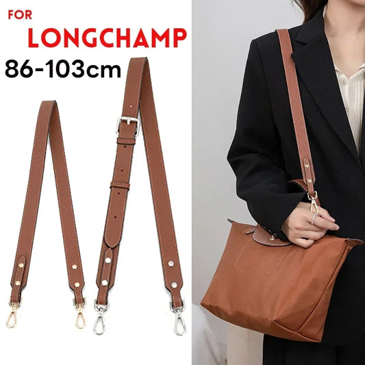 NEW Bag Strap For Longchamp Small Short Handle Bag Punch-free Modification Strap Crossbody Shoulder Strap