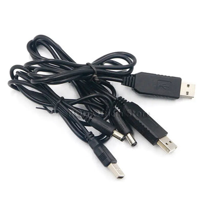 Usb Power Boost Line Dc 5v To Dc 9v / 12v Step Up Module Usb Converter Adapter Cable 2.1x5.5mm Plug